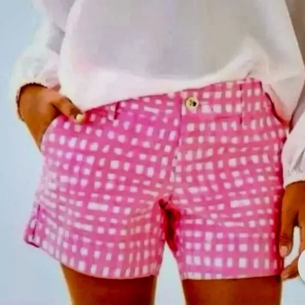 Lilly Pulitzer Pascha Pink Feelin Beachy Shorts NEW Size 14